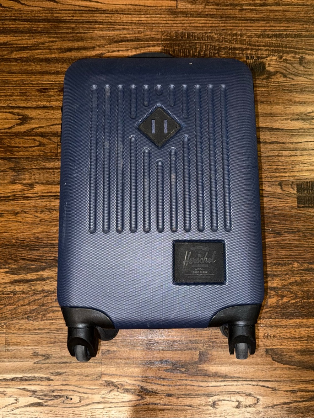 Herschel Supply Co. Trade Carry-On Hard Shell Navy Luggage Suitcase TSA Lock